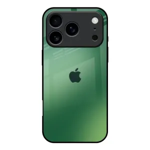 Green Grunge Texture Glass Case for iPhone 17 Pro Matte Texture Surface Smooth Craft