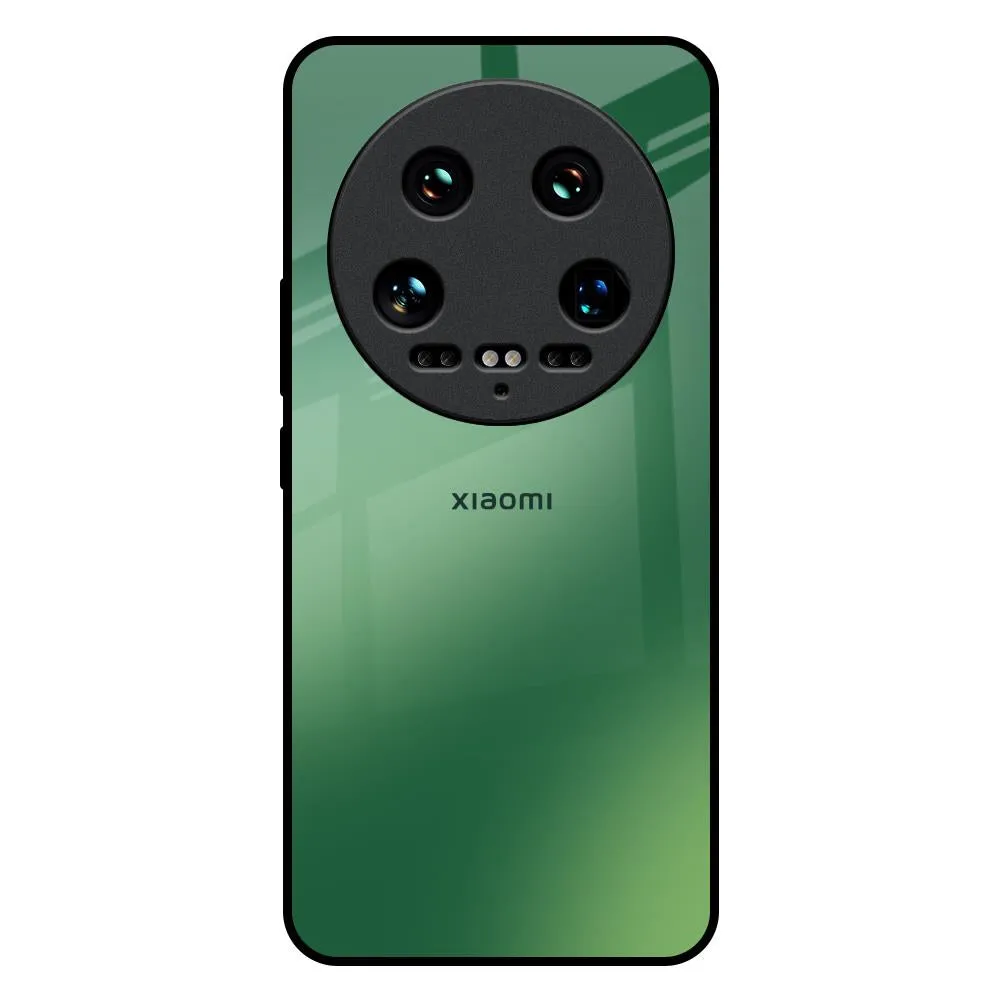 Green Grunge Texture Glass Case for Mi 14 Ultra 5G Phone Accessory Comfort Layer Texture