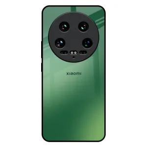 Green Grunge Texture Glass Case for Mi 14 Ultra 5G Phone Accessory Comfort Layer Texture