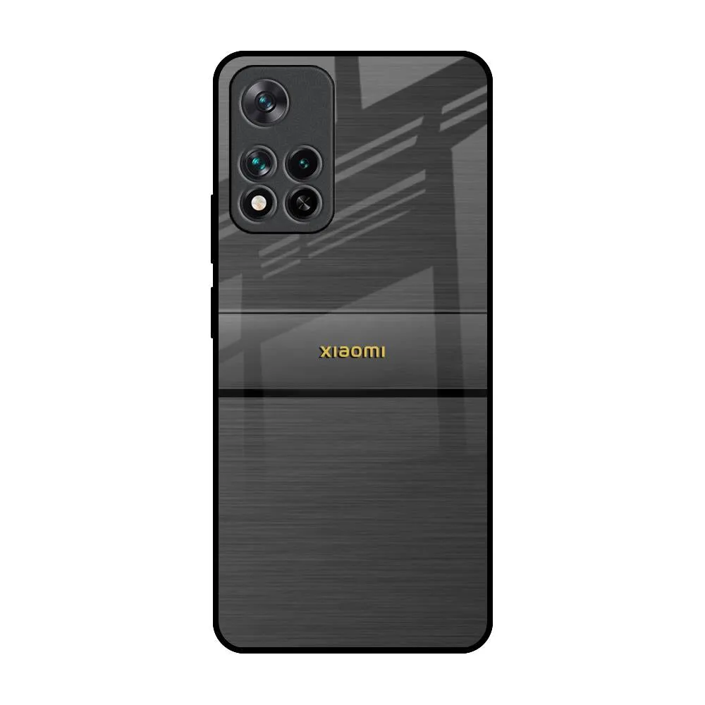 Grey Metallic Glass Case For Mi 11i Versatile Accessory