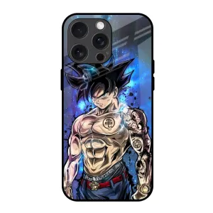 Polished Texture Branded Anime Glass Case for iPhone 15 Pro Max