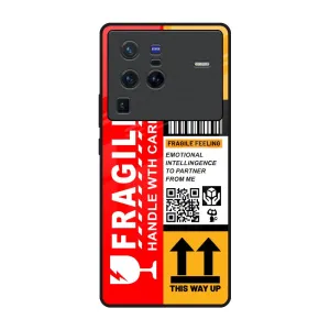 Tough Frame Handle With Care Glass Case for Vivo X80 Pro 5G