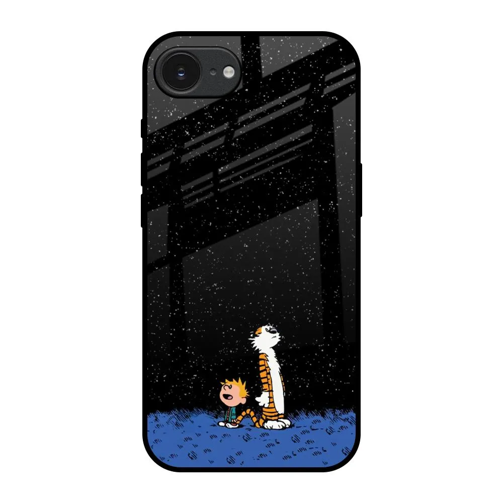 Night Sky Star Glass Case for Apple iPhone 16e Durable Texture Build Modern Pattern Layer