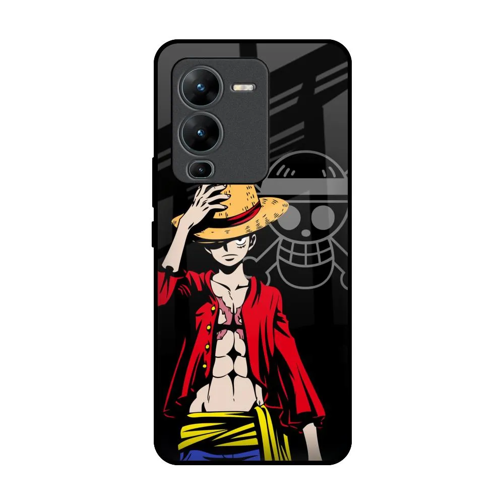 Hat Crew Glass Case for Vivo V25 Pro Matte Shield