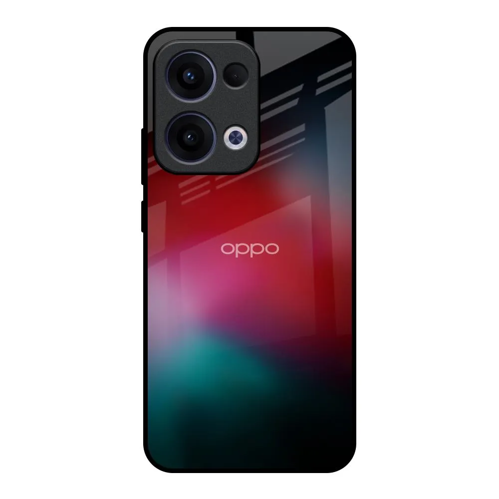 Vivid colors Flexible Feel Mystere Red Glass Case for Oppo Reno13 5G