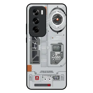 Anti Slip Soft Shield Plasma Shield Glass Case for Oppo Reno 12 5G