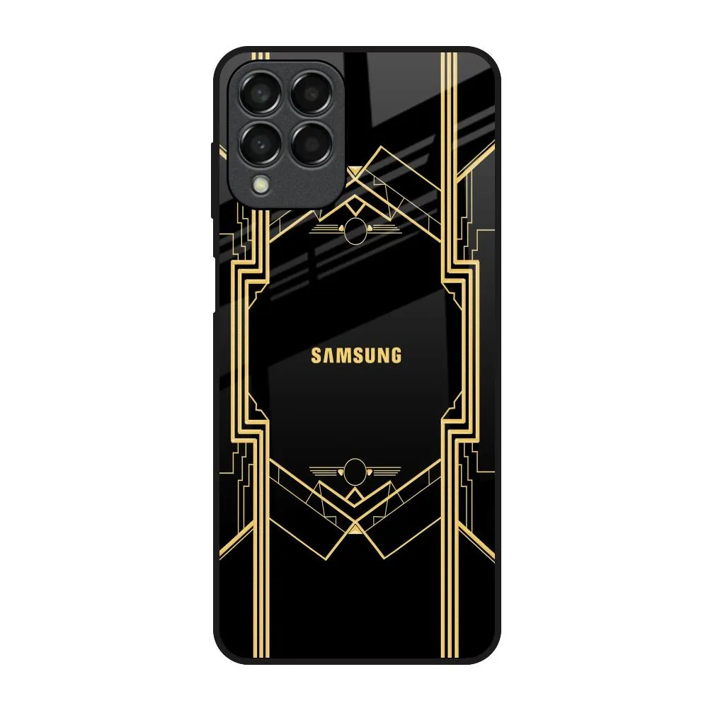 Edge Reinforced Fashion Choice Sacred Logo Glass Case for Samsung Galaxy M53 5G