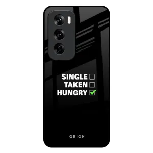 Hungry Glass Case for Oppo Reno 12 5G Smooth Protection Pocket Ready