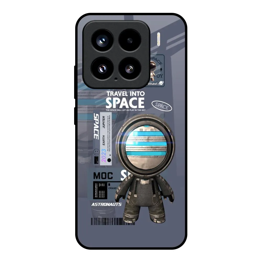 Space Travel Glass Case for Mi 15 5G Soft Edge Detail