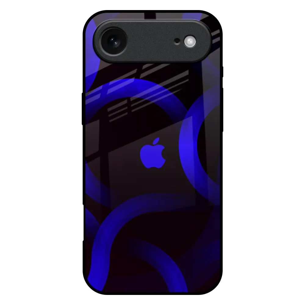 Blue Ring Light Glass Case for iPhone 17 Air Clear Protection Vibrant Finish