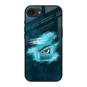 Power Of Trinetra Glass Case For Apple iPhone 16e Glossy Texture Layer