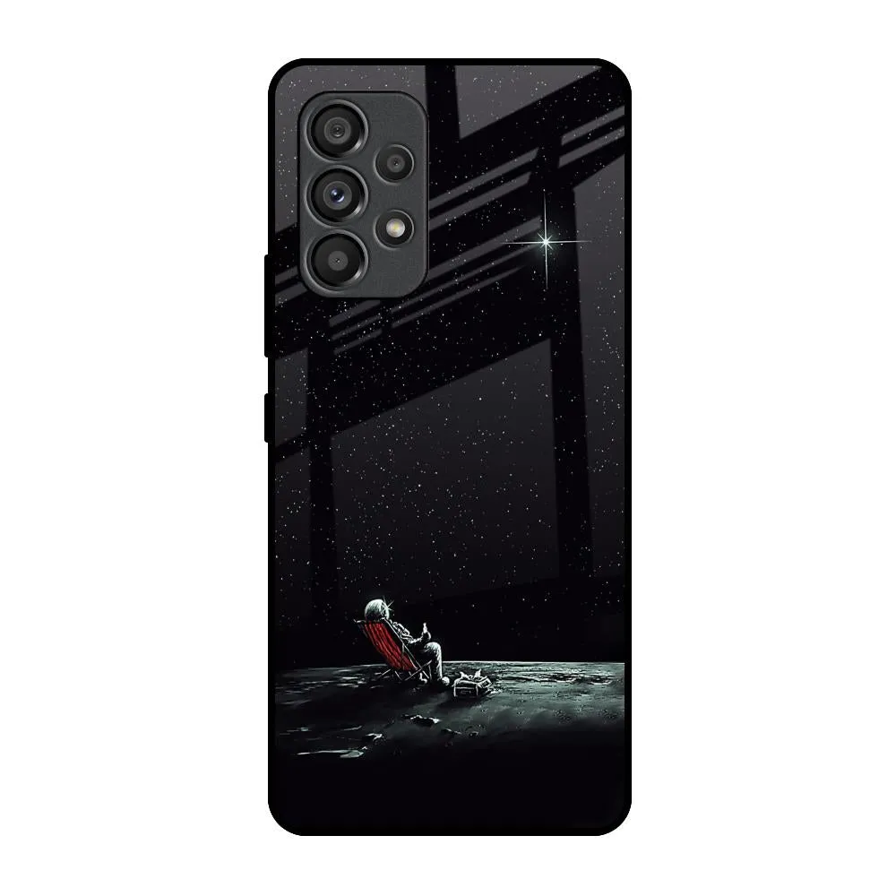 Relaxation Mode On Glass Case For Samsung Galaxy A53 5G Outdoor Adventure