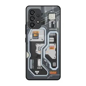 Classic Look Retro Futuristic Glass Case for Samsung Galaxy A53 5G