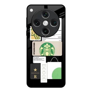 Coffee Latte Glass Case for Oppo Find x8 Pro Fashion Forward Metal Texture