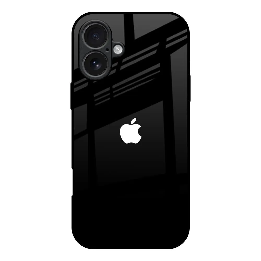 Jet Black Glass Case for iPhone 17 Smooth Layer Texture