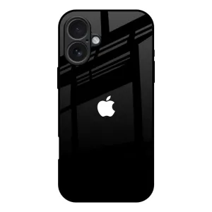 Jet Black Glass Case for iPhone 17 Smooth Layer Texture
