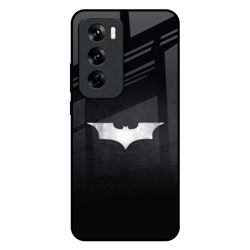 Super Hero Logo Glass Case for Oppo Reno 12 Pro 5G Sleek Profile