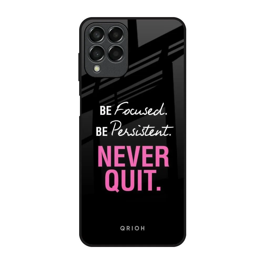 Be Focused Glass Case for Samsung Galaxy M53 5G Colorful Finish Polished Layer