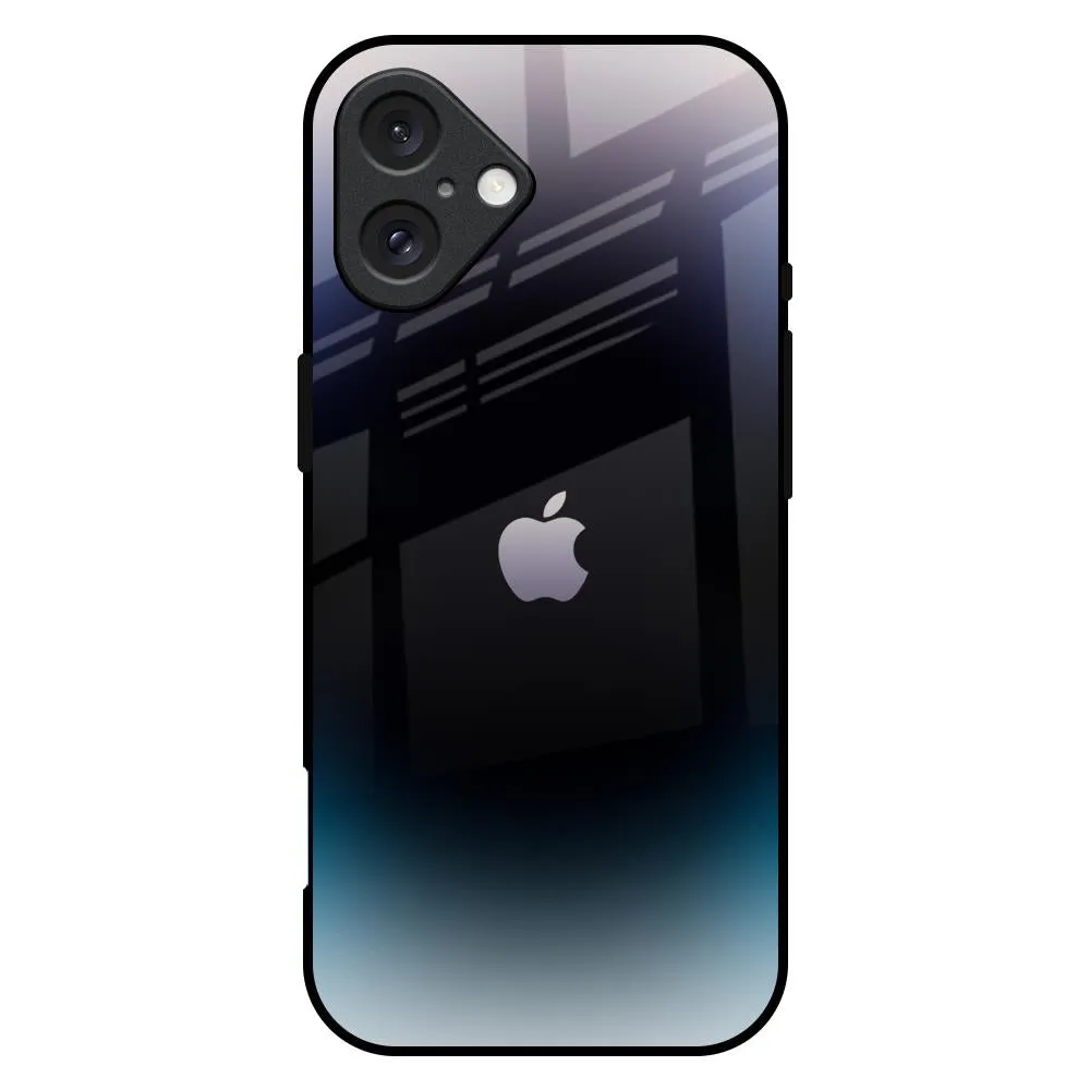 Black Obsidian Glass Case for iPhone 16 Plus Minimal Comfort Protective Texture Layer