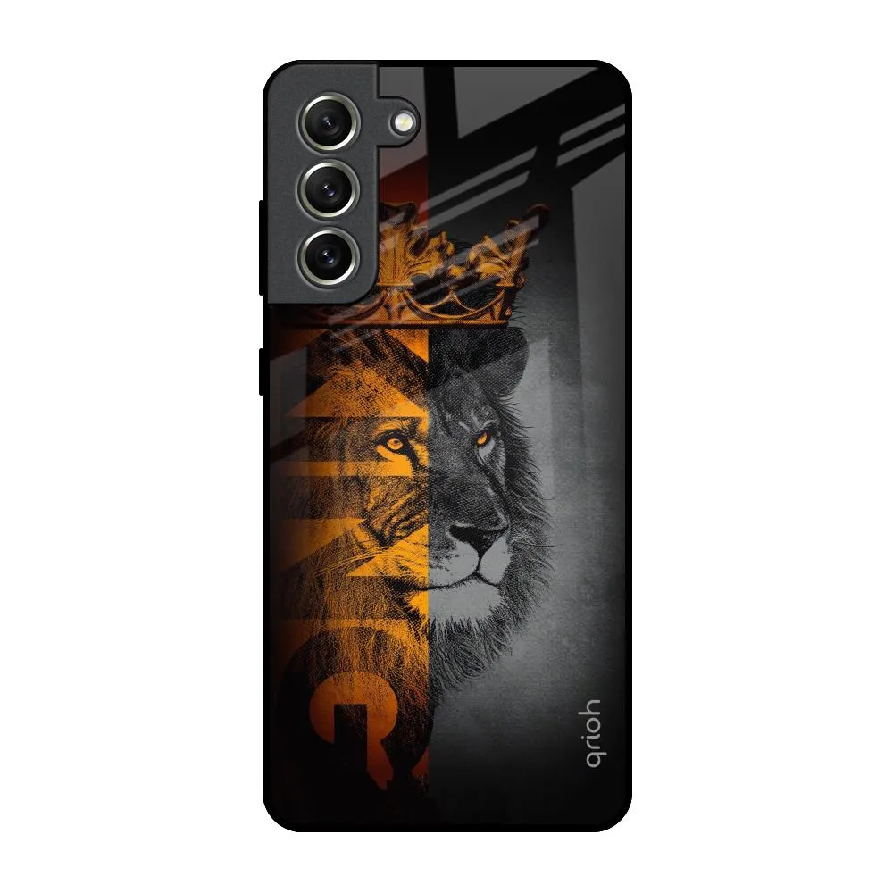 King Of Forest Glass Case for Samsung Galaxy S21 FE 5G everyday elegance Flexible Grip Texture