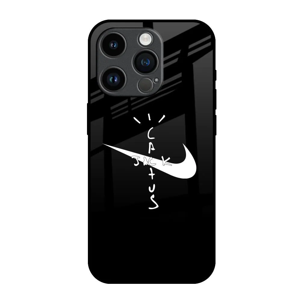 Rugged Protection Durable Material Jack Cactus Glass Case for iPhone 14 Pro