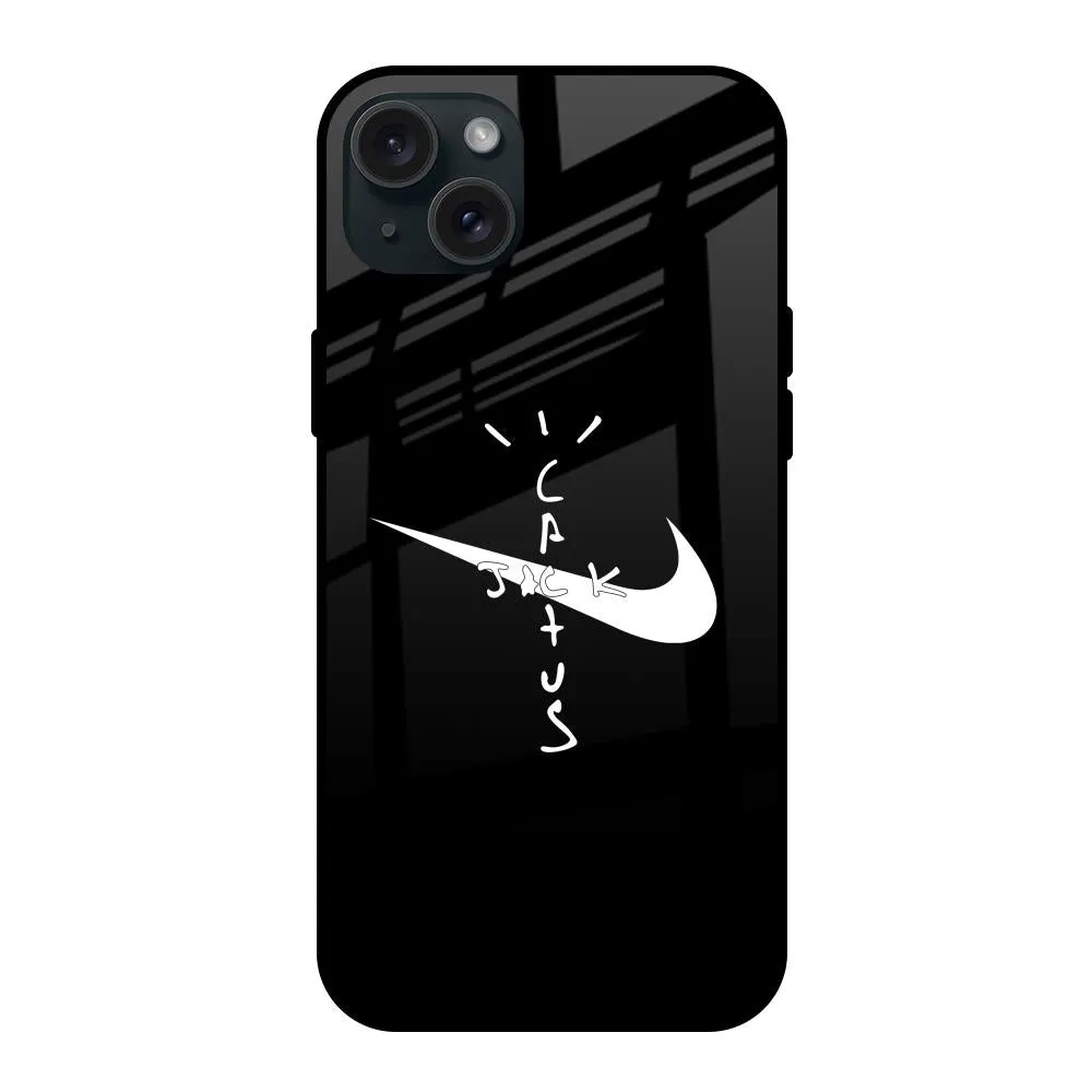 Jack Cactus Glass Case for iPhone 15 Plus Matte Texture