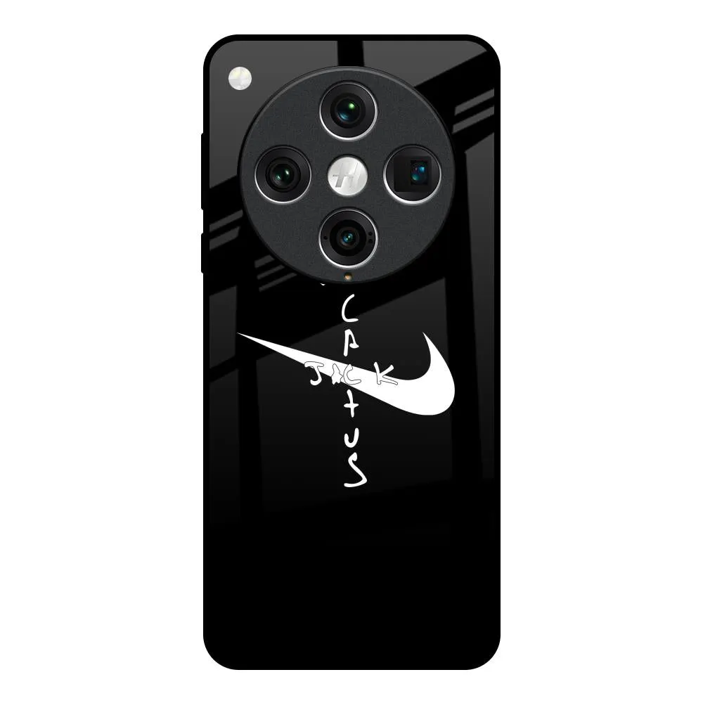 Vivid Gradient Sleek Edge Design Jack Cactus Glass Case for Oppo Find x8 Pro