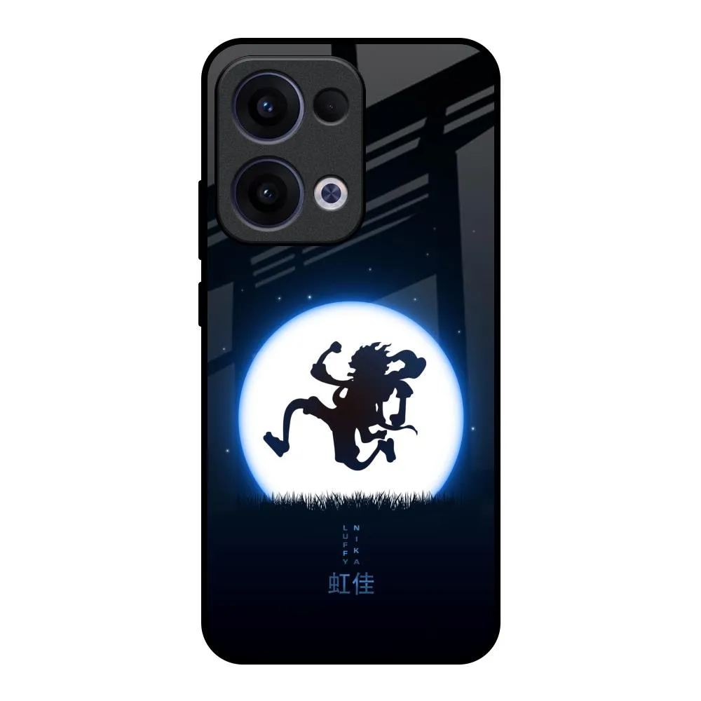 Luffy Nika Glass Case for Oppo Reno13 5G Practical Accessory Hard Shell