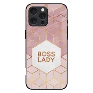 Protective barrier Boss Lady Glass Case for iPhone 16 Pro Max