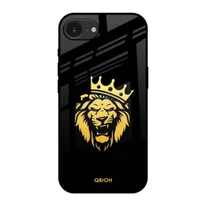 Lion The King Glass Case for Apple iPhone 16e Bold colors Protective Design Layer