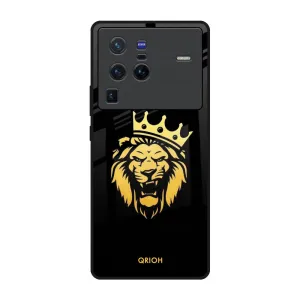 Durable Frame Versatile Design Lion The King Glass Case for Vivo X80 Pro 5G