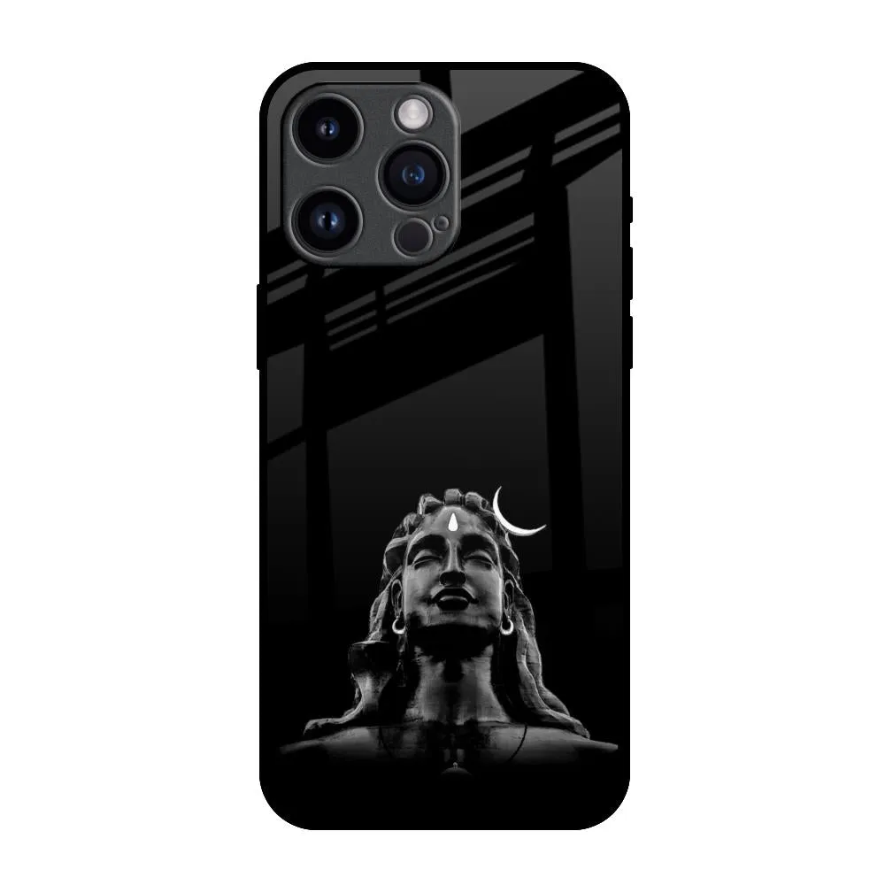 Adiyogi Glass Case for iPhone 14 Pro Max Clear Design Modern Edge Layer