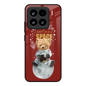 Astronaut Bear Glass Case for Mi 15 5G Hybrid Surface Layer