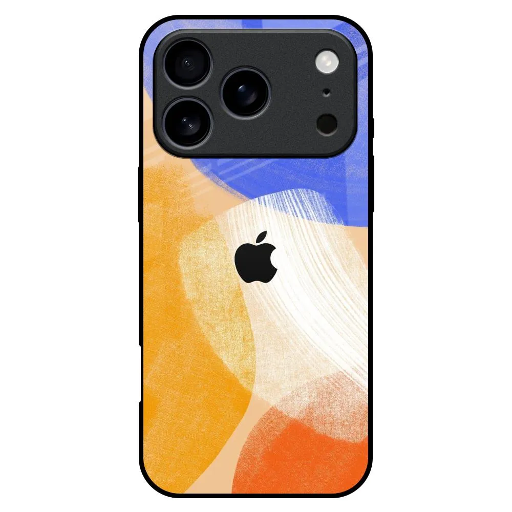 Creative Canvas Glass Case for iPhone 17 Pro Max Light Shield