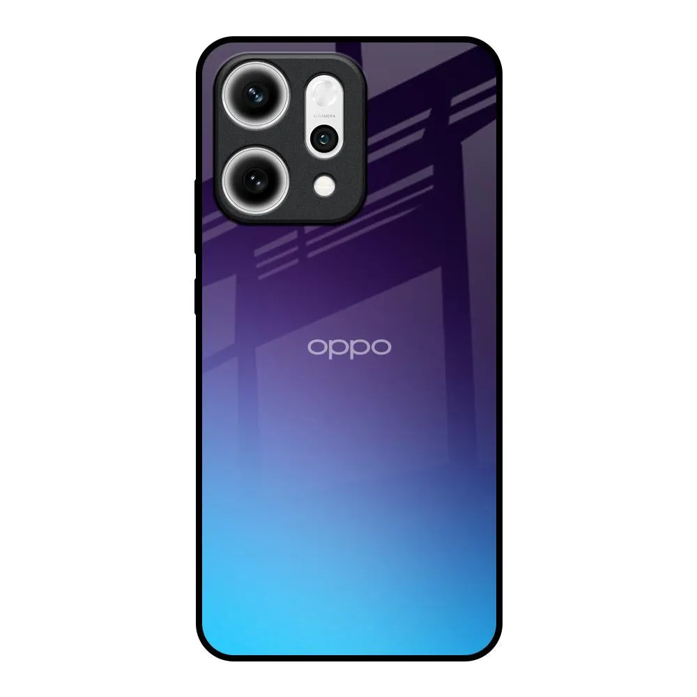 Dark Ocean Glass Case for Oppo Reno14 5G Fashion Texture