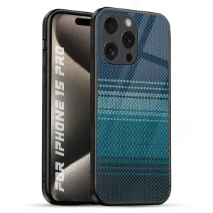 Modern Rug Glass Case for iPhone 15 Pro Customizable Option Daily Carry