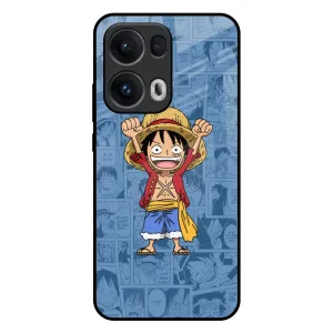 Classic Frame Reusable Material Chubby Anime Glass Case for Oppo Reno13 Pro 5G