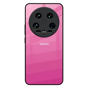 TPU Material Flexible Shell Pink Ribbon Caddy Glass Case for Mi 14 Ultra 5G