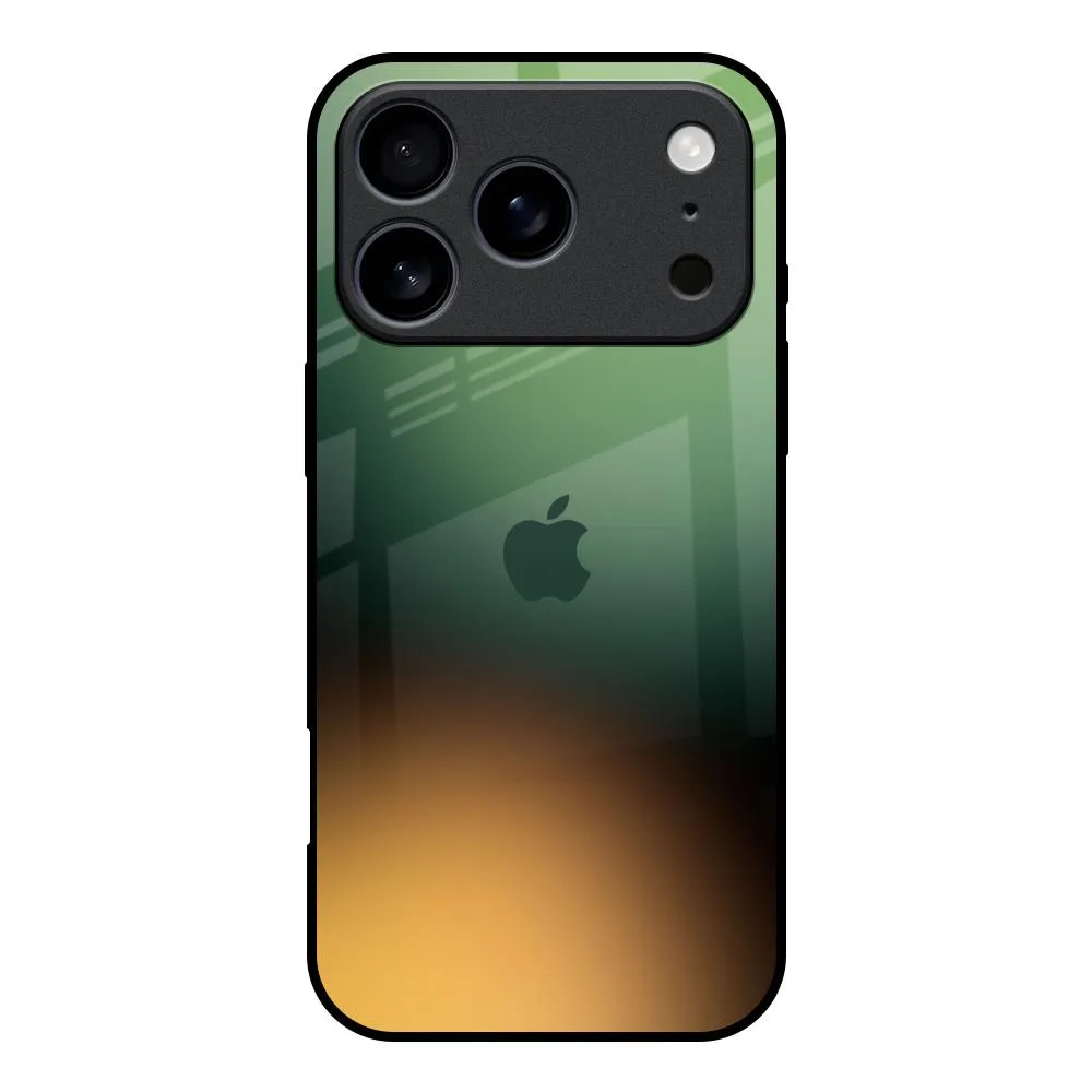 Wear resistant Smooth Coating Blurry Forest Glass Case for iPhone 17 Pro