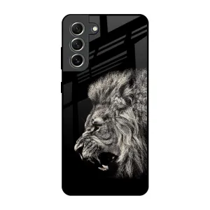 Brave Lion Glass Case for Samsung Galaxy S21 FE 5G Light Form Minimal Texture Layer