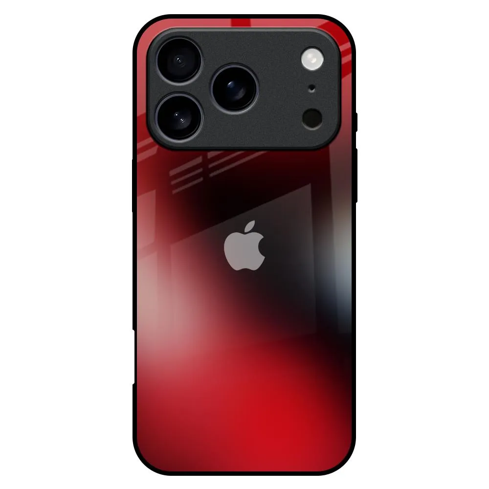 Slim Design Red Garnet Glass Case for iPhone 17 Pro Max