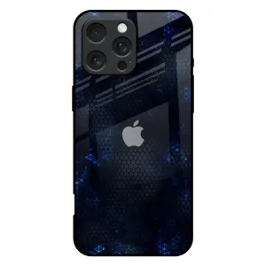 Blue Hues Glass Case for iPhone 16 Pro Max Light Shield