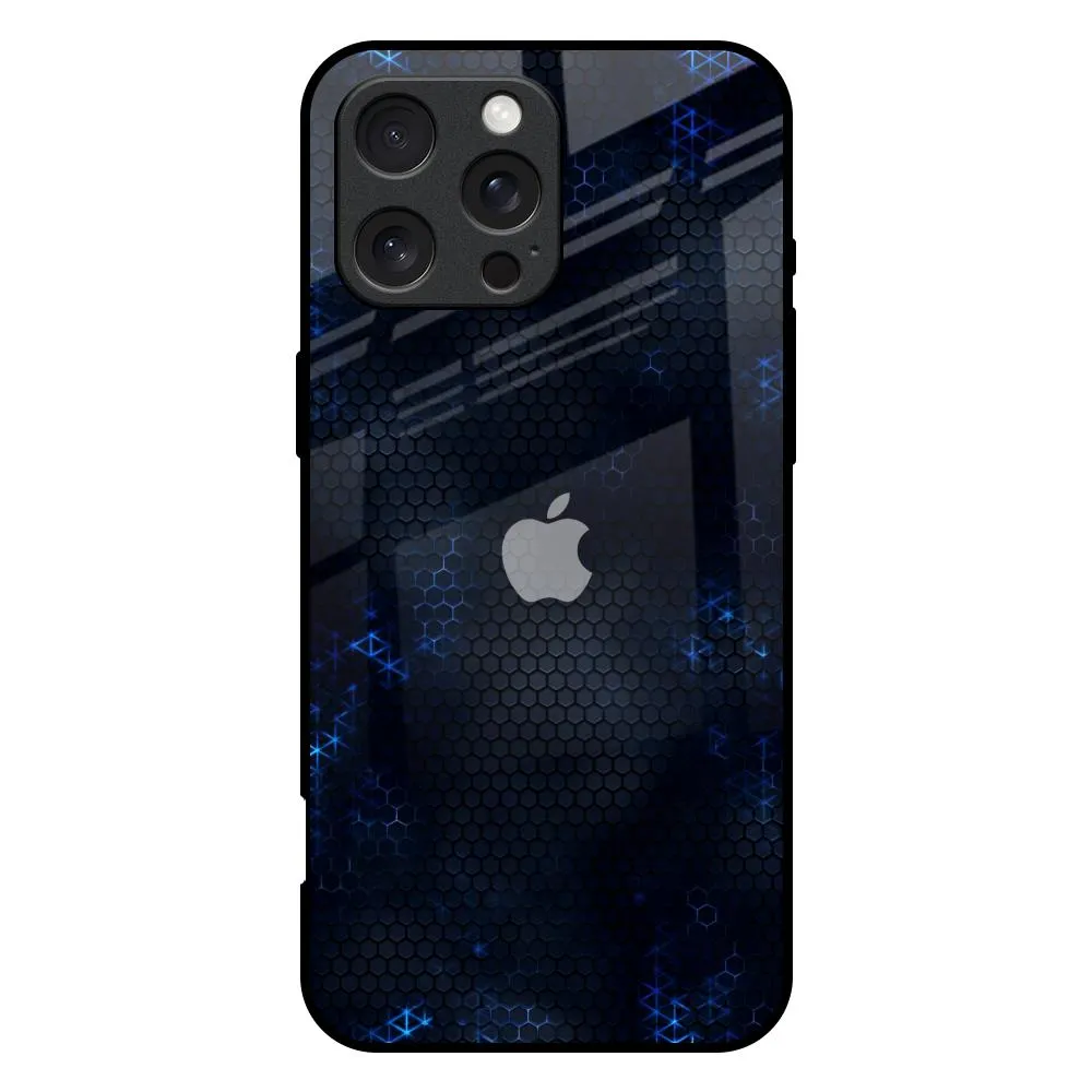Blue Hues Glass Case for iPhone 16 Pro Max Light Shield