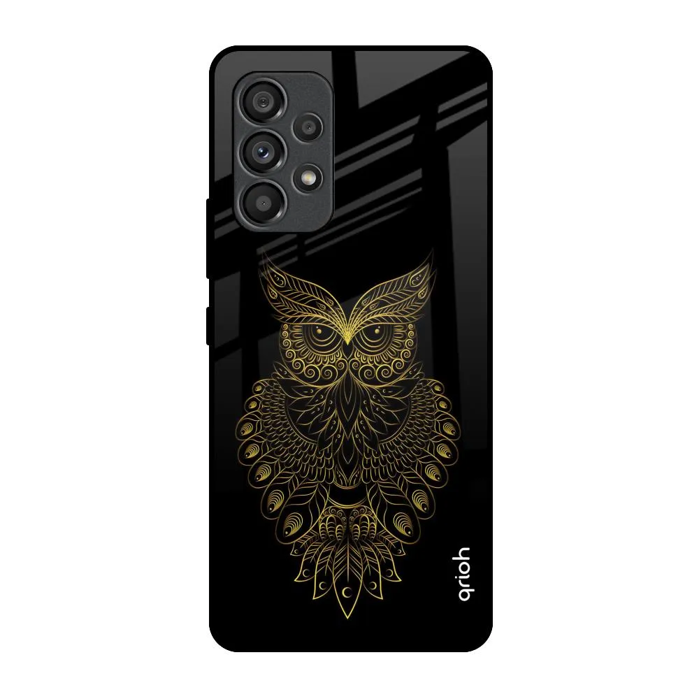 Camera Protection Golden Owl Glass Case for Samsung Galaxy A53 5G