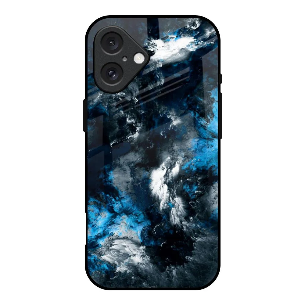 Luxury Surface Matte Texture Layer Cloudy Dust Glass Case for iPhone 16