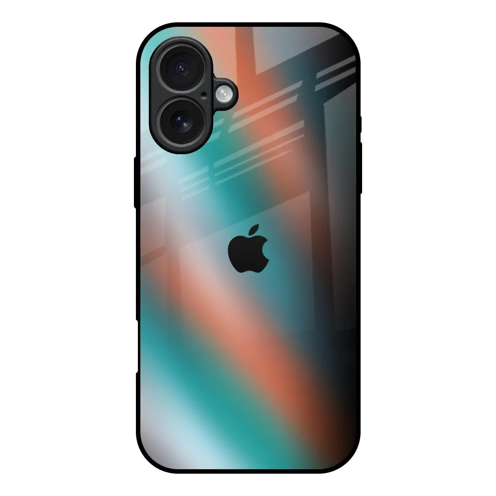 Durable Coating Melted Emerald Glass Case for iPhone 17