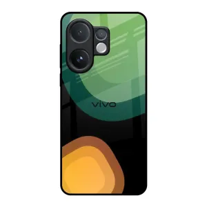 Strong Frame Flexible Surface Texture Grass N Sun Glass Case for Vivo V60 5G