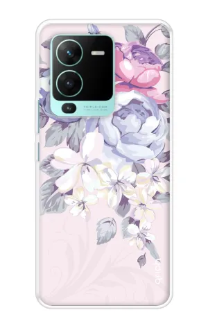 Floral Bunch Soft Cover for Vivo V25 Pro Trendy Design
