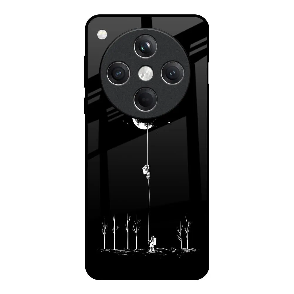 Matte Detail Flexible Detail Catch the Moon Glass Case for Oppo Find X8 5G