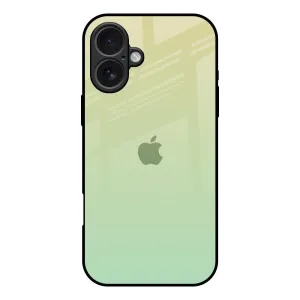 Gradient Finish Urban Style Mint Green Gradient Glass Case for iPhone 17